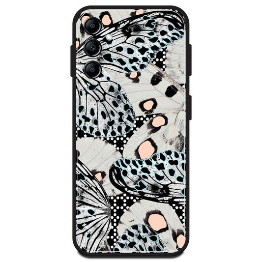 White Butterflies - Armor Case For Samsung Models Samsung A14 5G