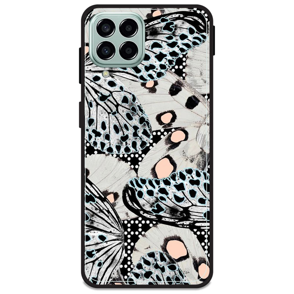 White Butterflies - Armor Case For Samsung Models Samsung M33 5G