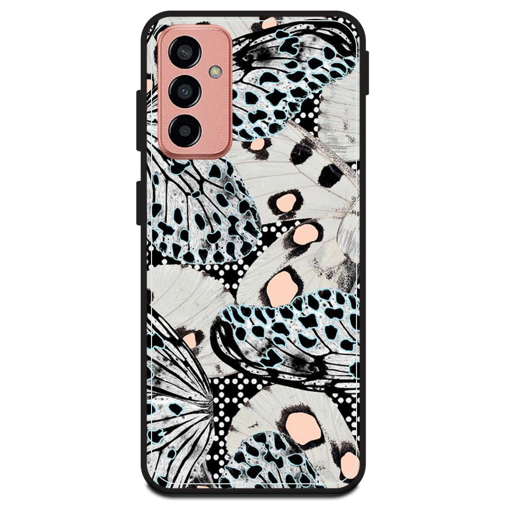 White Butterflies - Armor Case For Samsung Models Samsung M13