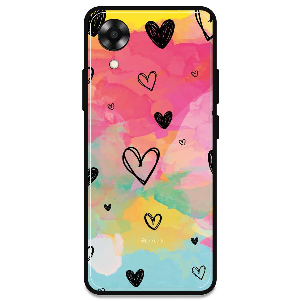 Hearts - Armor Case For Oppo Models Oppo A17K