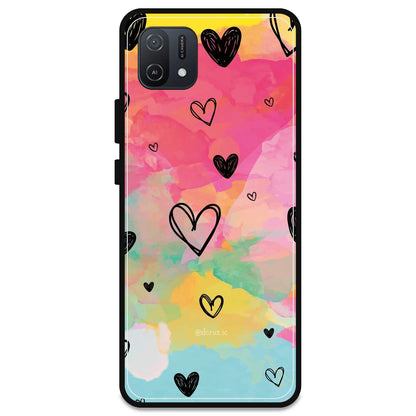 Hearts - Armor Case For Oppo Models Oppo A16K