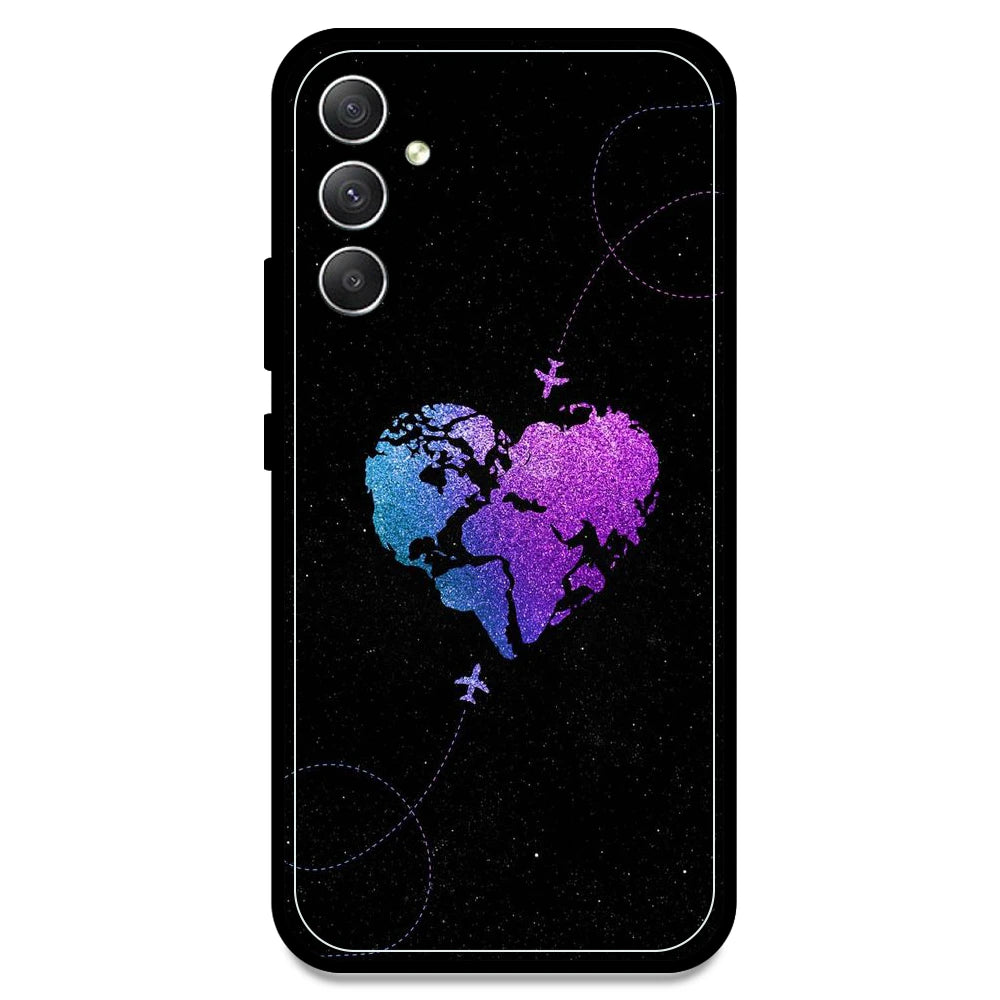 Travel Heart - Armor Case For Samsung Models Samsung A34 5G