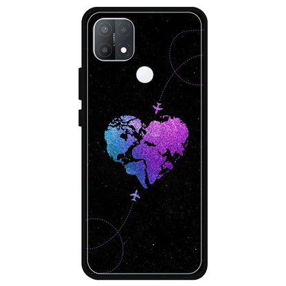 Travel Heart - Armor Case For Oppo Models Oppo A15