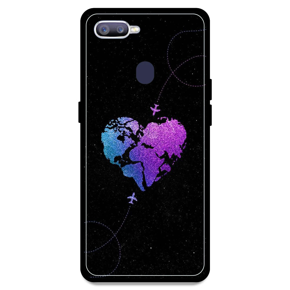 Travel Heart - Armor Case For Oppo Models Oppo F9 Pro