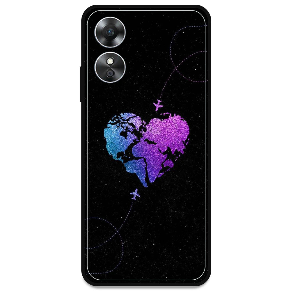 Travel Heart - Armor Case For Oppo Models Oppo A17