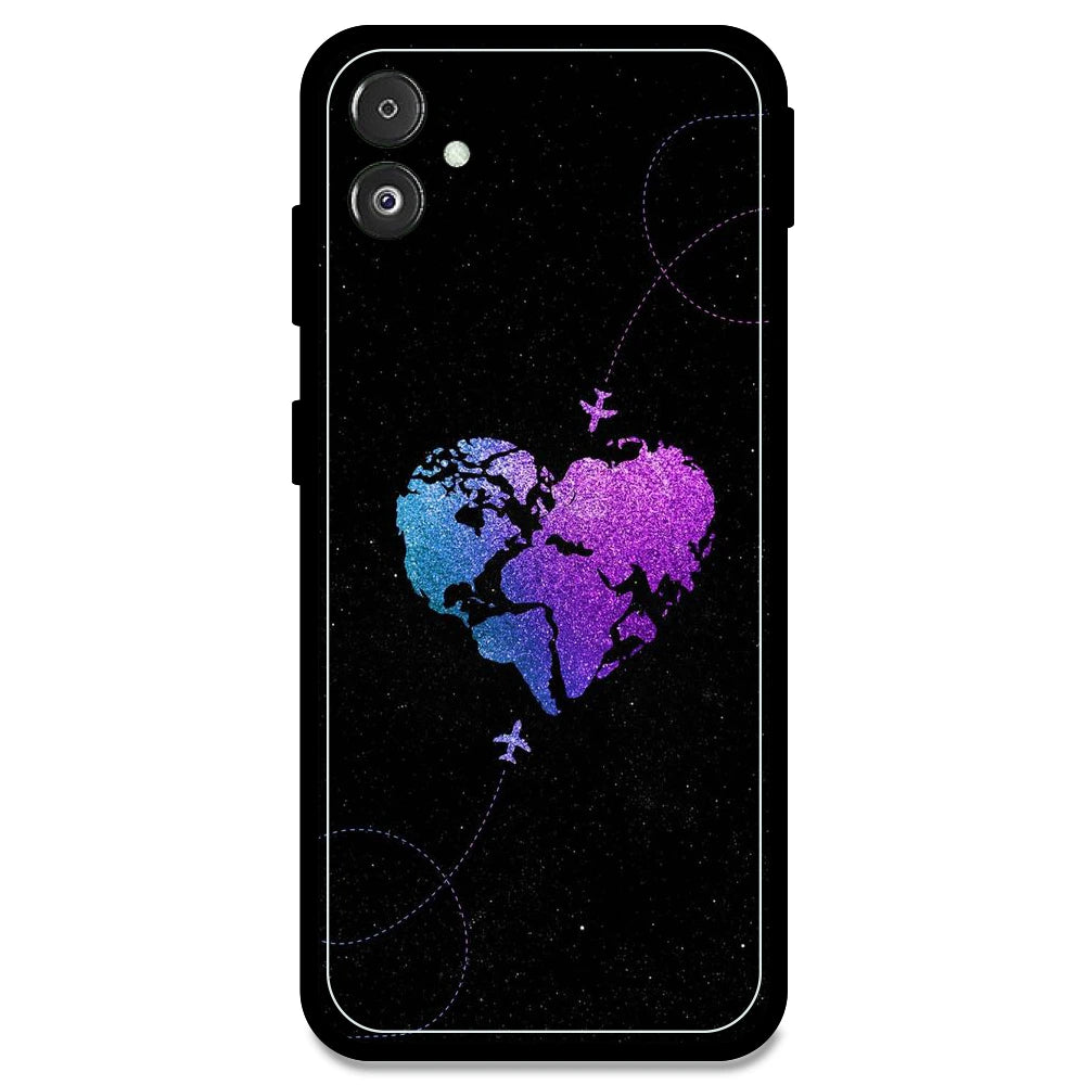 Travel Heart - Armor Case For Samsung Models Samsung F14 5G