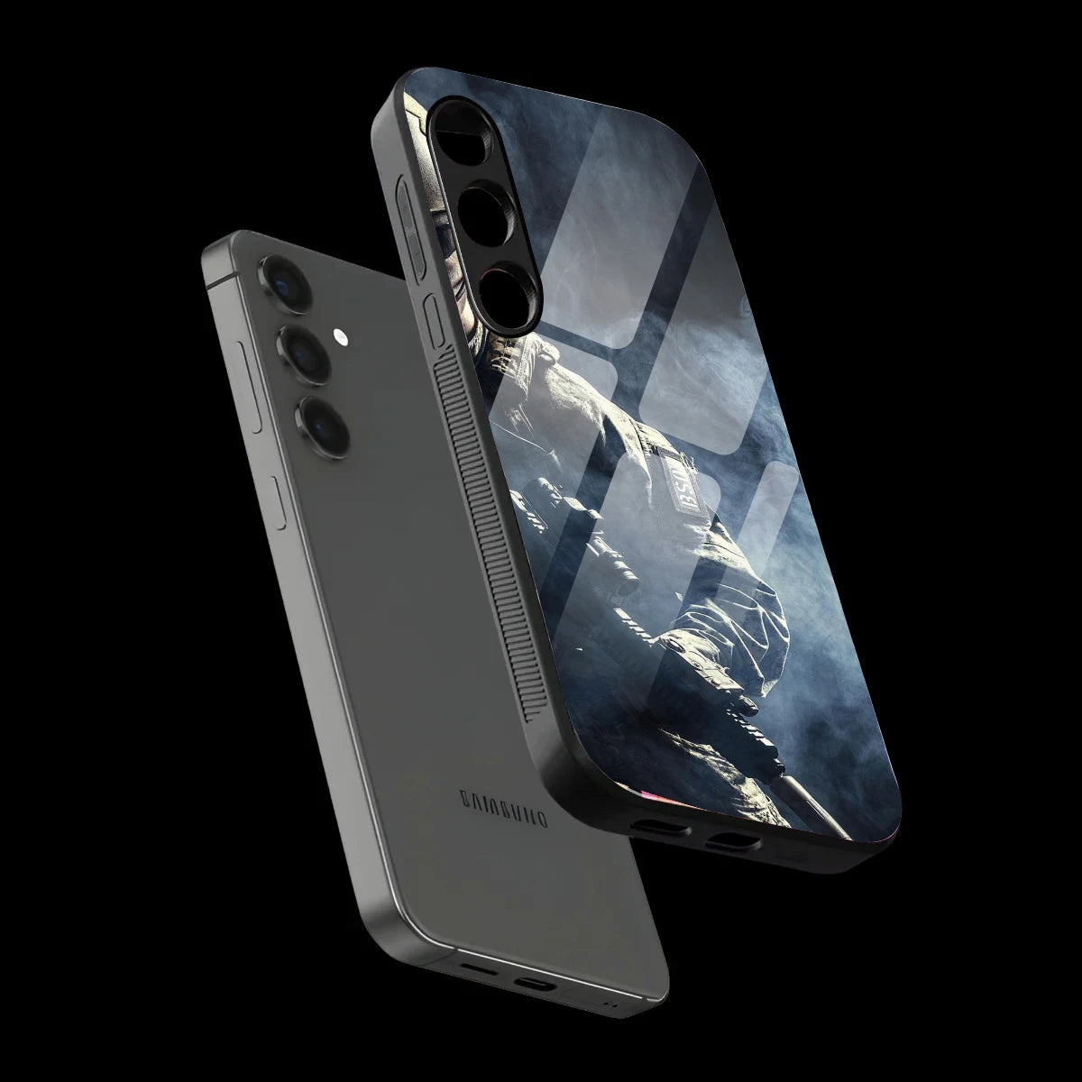 Tactical Soldier - Glass Case For Samsung Galaxy Infographic