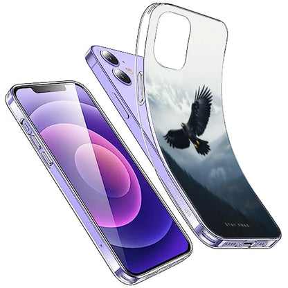 Stay Free Eagle Flight - Printed Silicone Case For Apple iPhone Infographic