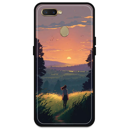 Girl & The Mountains - Armor Case For Oppo Models Oppo A7