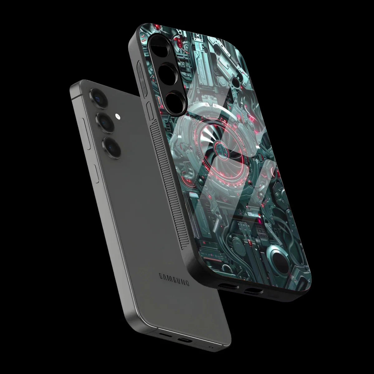 Cybernetic Engine - Glass Case For Samsung Galaxy Infographic