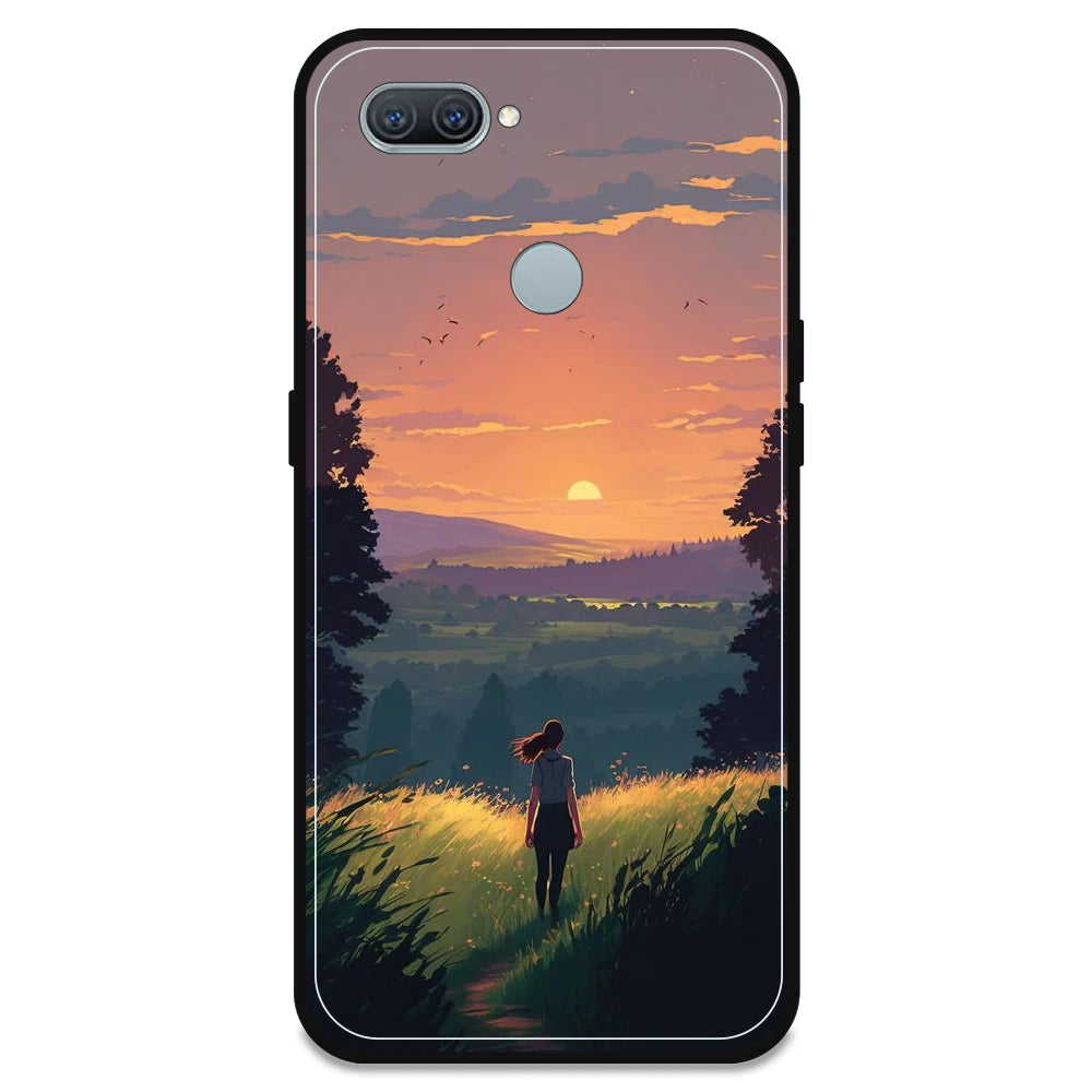 Girl & The Mountains - Armor Case For Oppo Models Oppo A12