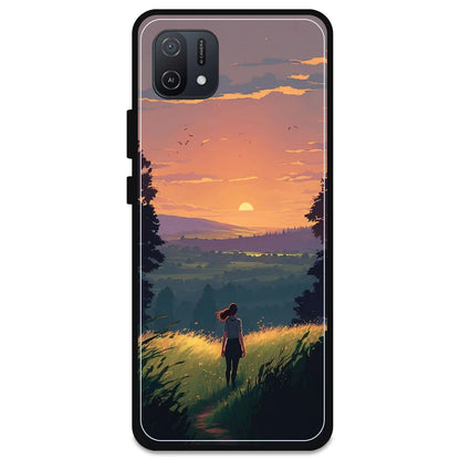 Girl & The Mountains - Armor Case For Oppo Models Oppo A16K