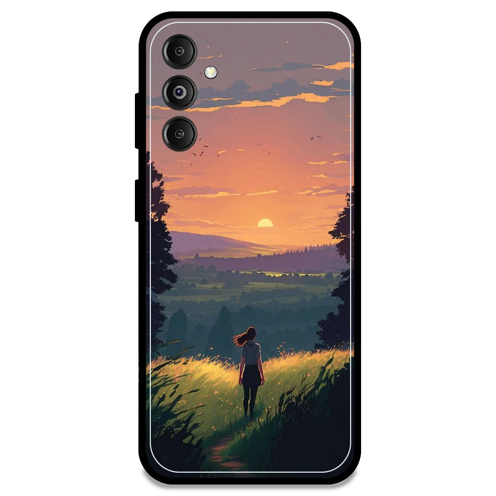 Girl & The Mountains - Armor Case For Samsung Models Samsung M14 5G