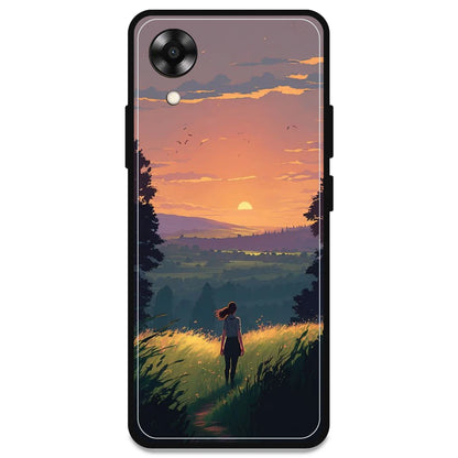 Girl & The Mountains - Armor Case For Oppo Models Oppo A17K