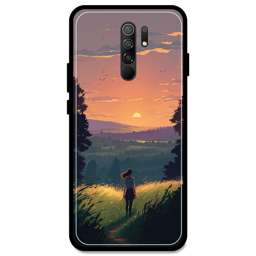 Girl & The Mountains - Armor Case For Redmi Models