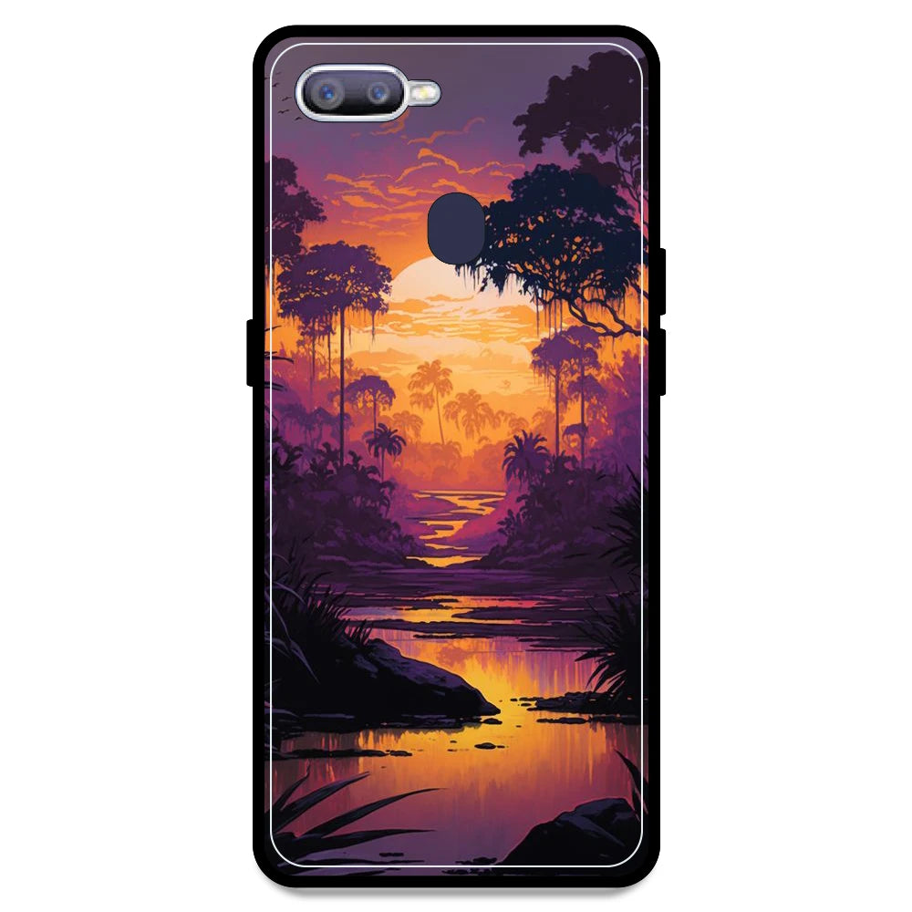 Mountains & The River - Armor Case For Oppo Models Oppo F9 Pro