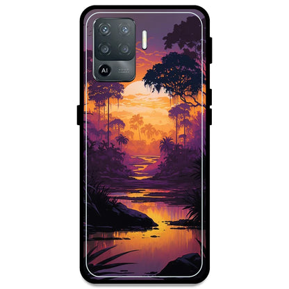 Mountains & The River - Armor Case For Oppo Models Oppo F19 Pro