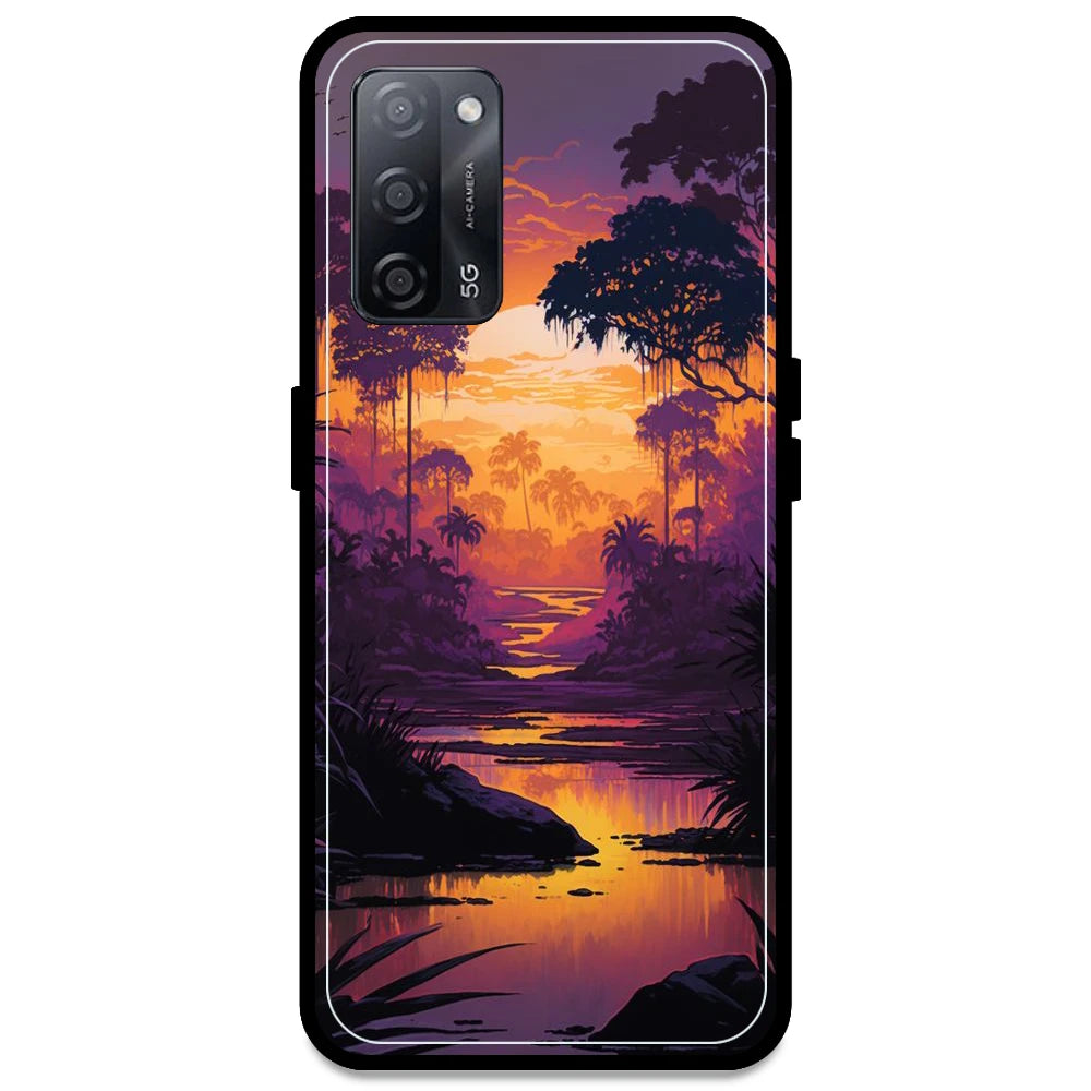 Mountains & The River - Armor Case For Oppo Models Oppo A53s 5G