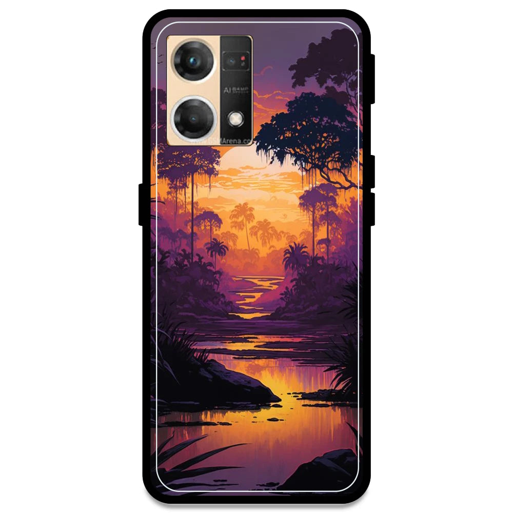 Mountains & The River - Armor Case For Oppo Models Oppo F21 Pro 4G