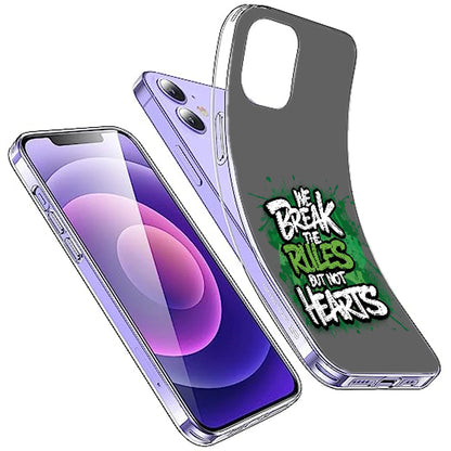 Break the Rules Quote - Printed Silicone Case For Apple iPhone Infographic