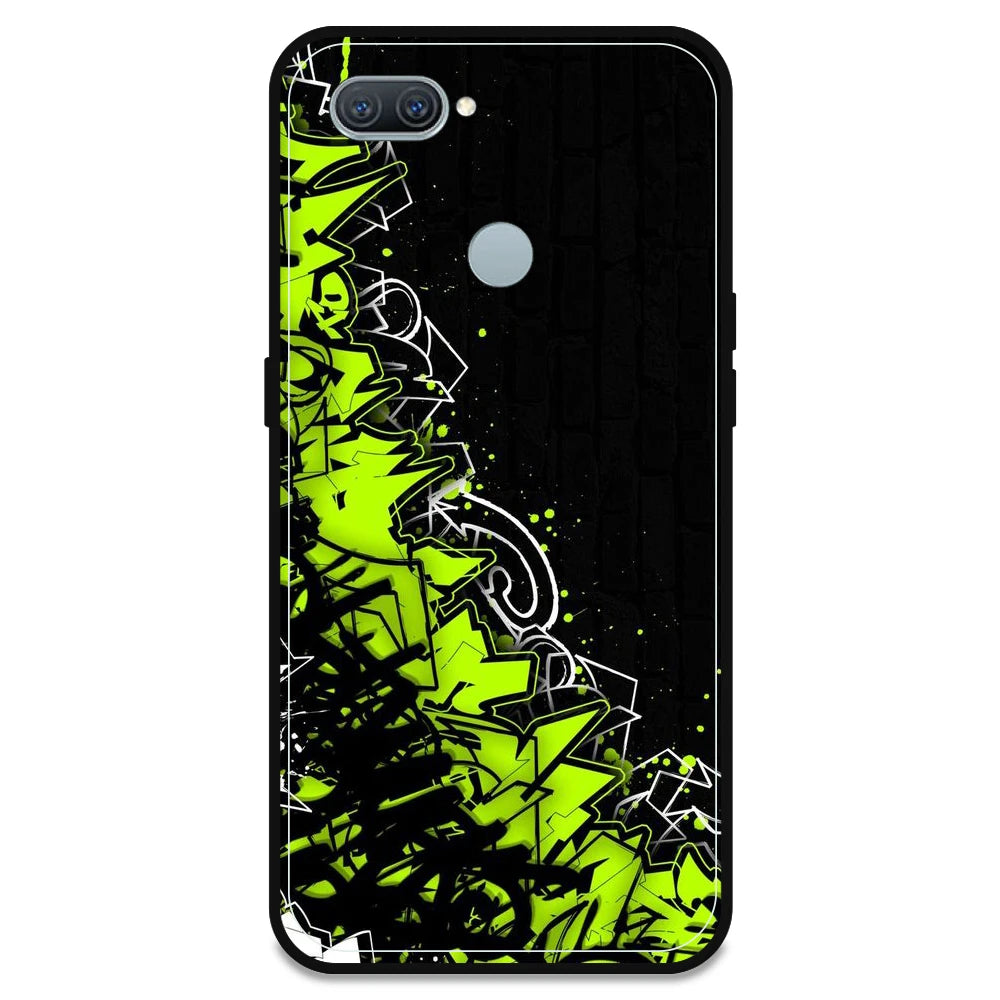 Green Graffiti - Armor Case For Oppo Models Oppo A11K