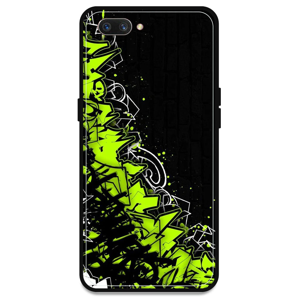 Green Graffiti - Armor Case For Oppo Models Oppo A3s