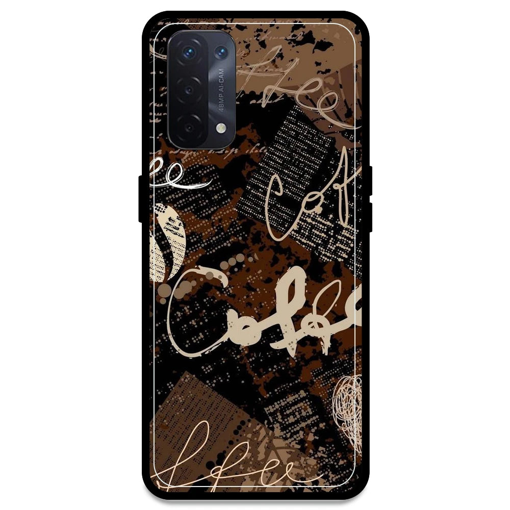 Coffee - Armor Case For Oppo Models Oppo A54