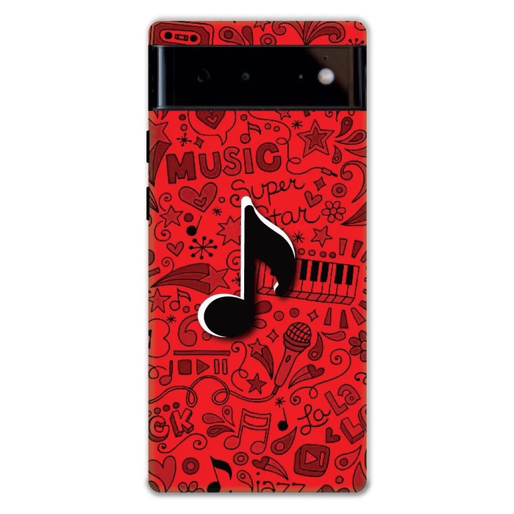 Black Music Note - 4D Acrylic Case For Google Models