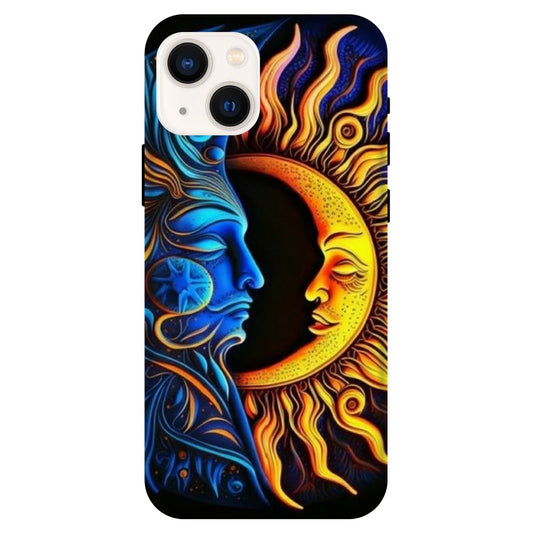 Sun & Moon Art - Hard Cases For Apple iPhone Models