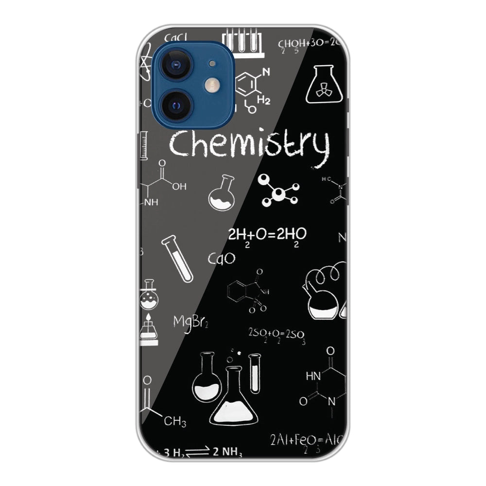 Chemistry - Silicone Case For Apple iPhone Models Apple iPhone  12
