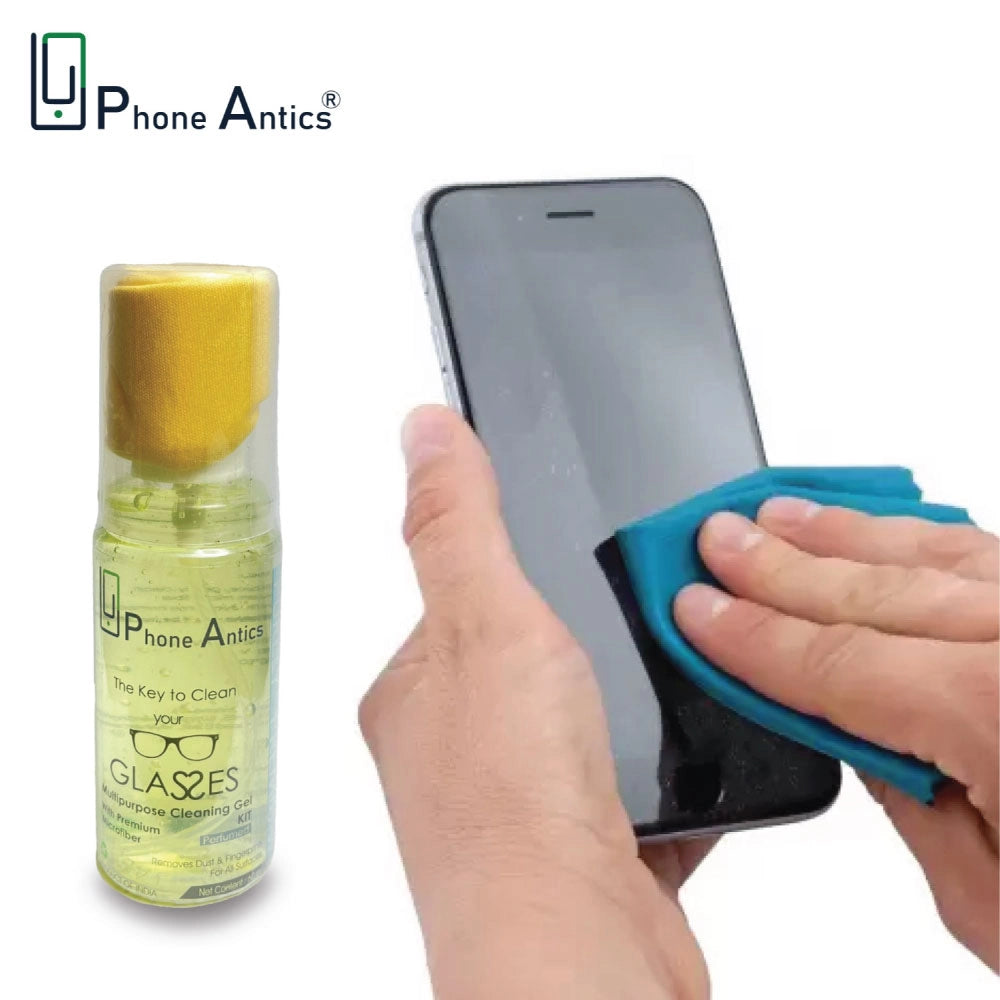 Mobile Screen Cleaning Gel With Microfiber Cloth- Fresh Lime