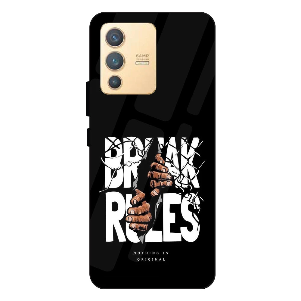 Break Rules - Glass Case For Vivo Models