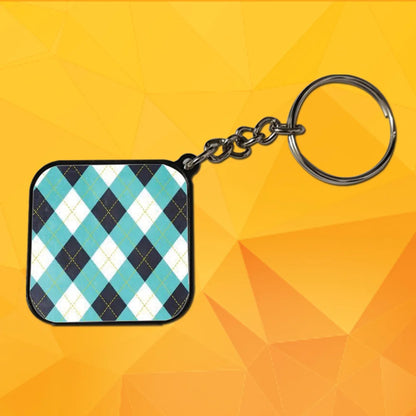 Patterns - A Combo Of 4 Black Border Keychains