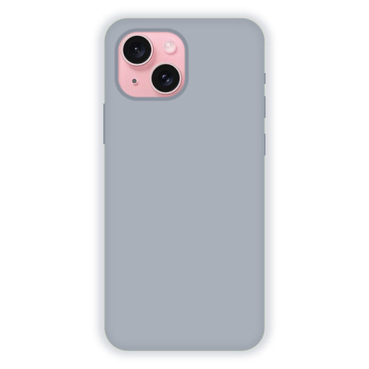 Grey Liquid Silicon Case For Apple iPhone Models