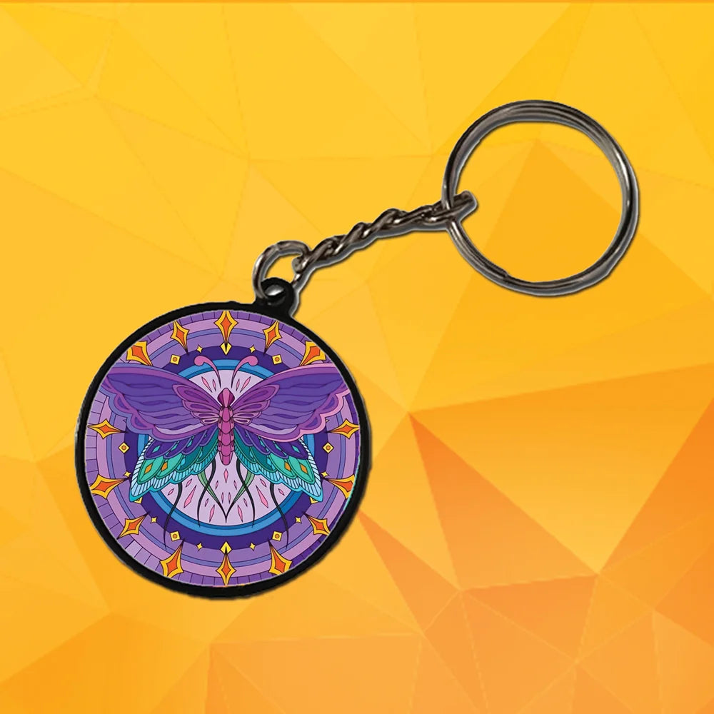 Sun - A Combo Of 4 Black Border Keychains