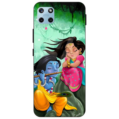 Radha Krishna - Glass Case For Realme Models