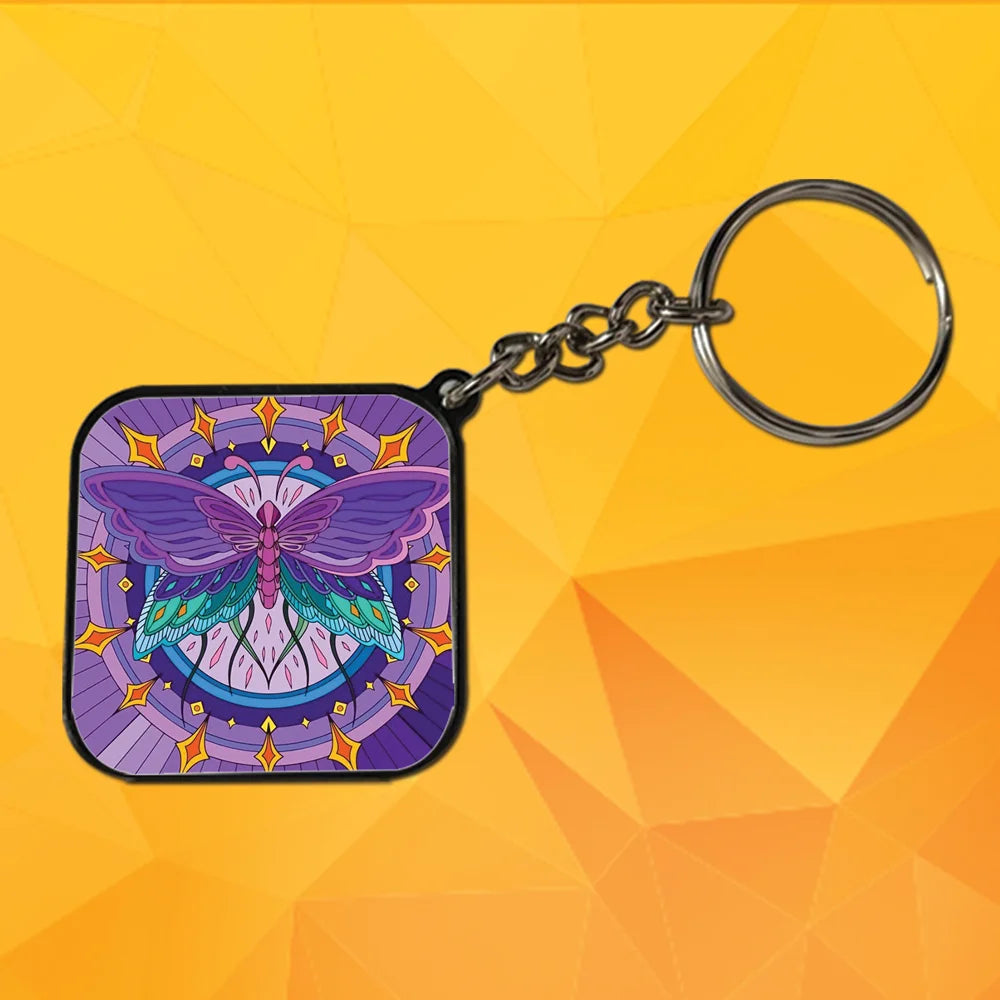 Sun - A Combo Of 4 Black Border Keychains