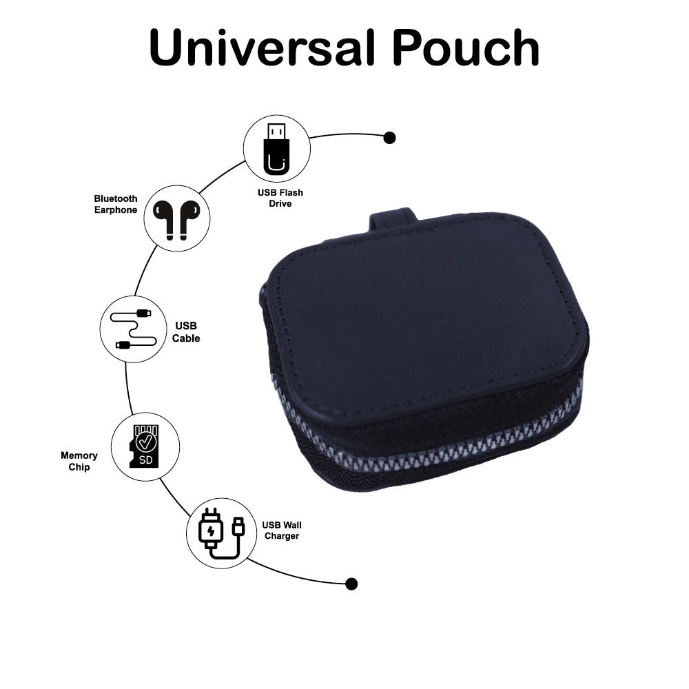 Rectangle Universal Earpod Pouch Infographic
