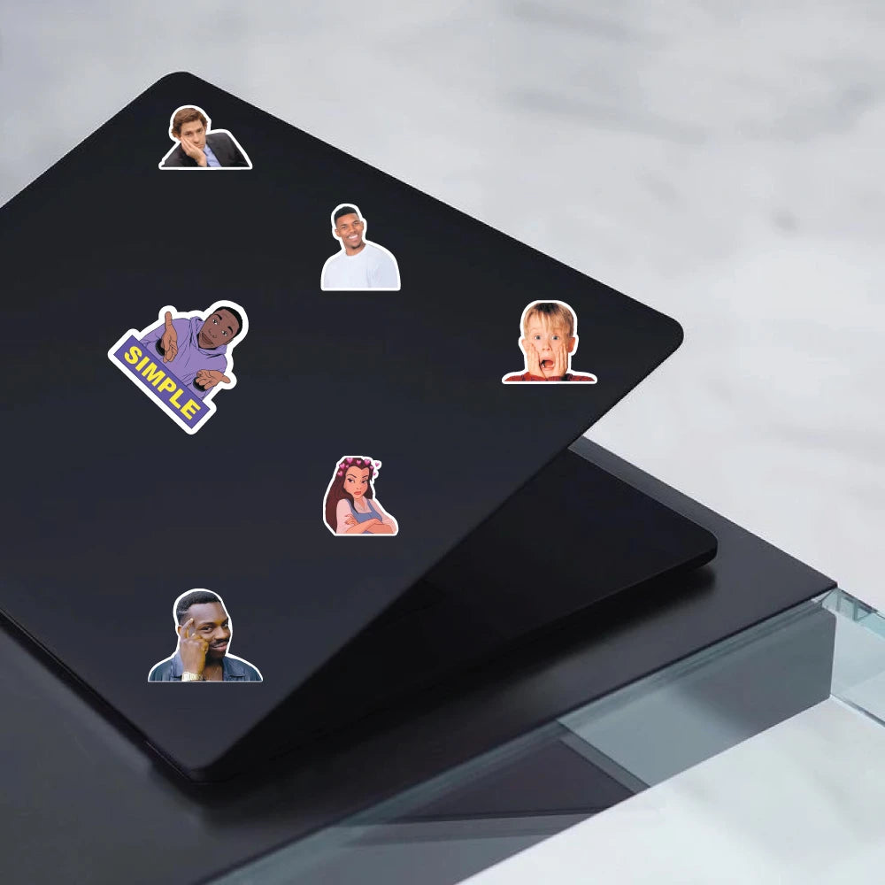 Meme Stickers Pack – 42+ Funny Viral Waterproof Stickers Infographic