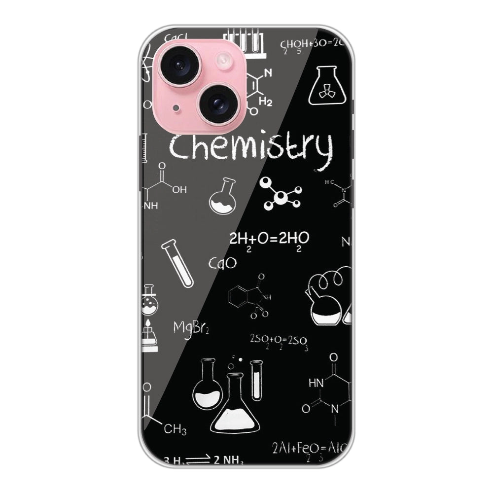 Chemistry - Silicone  Case For Apple iPhone Models Apple iPhone 15