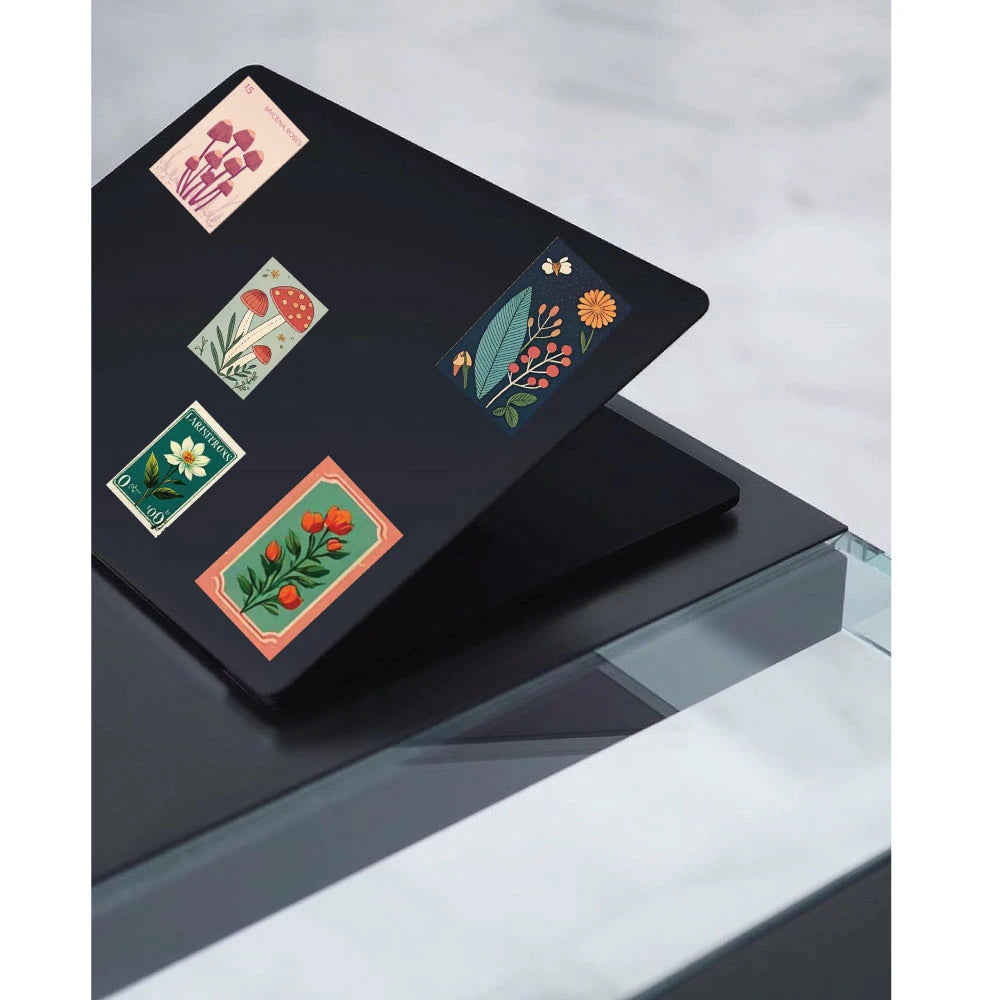 Vintage Floral Stickers Pack – 42+ Botanical Aesthetic Stickers Infographic