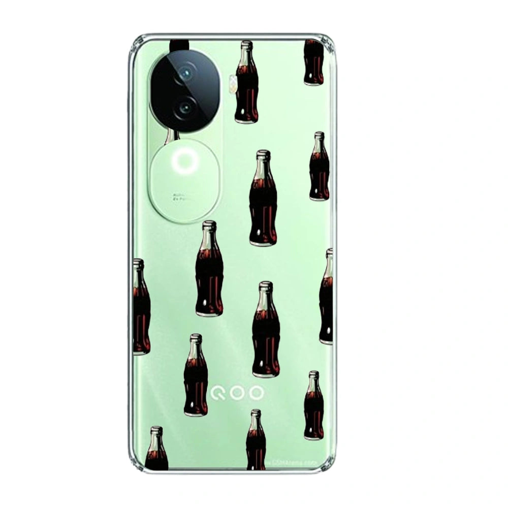 Soft Drinks - Clear Printed Silicone Case For IQOO Infographic