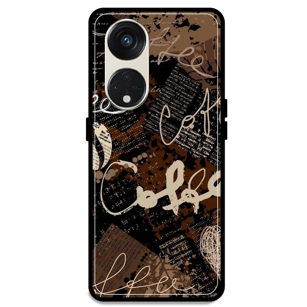 Coffee - Armor Case For Oppo Models Oppo Reno 8T 5G