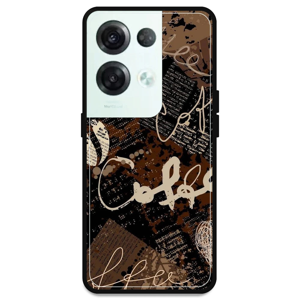 Coffee - Armor Case For Oppo Models Oppo Reno 8 Pro 5G