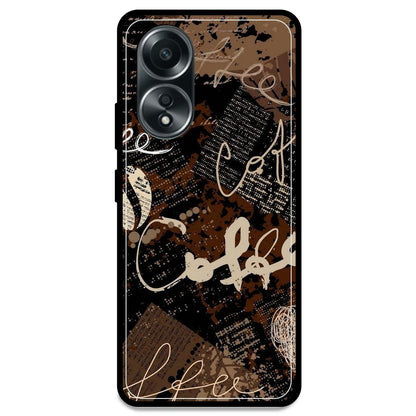 Coffee - Armor Case For Oppo Models Oppo A58