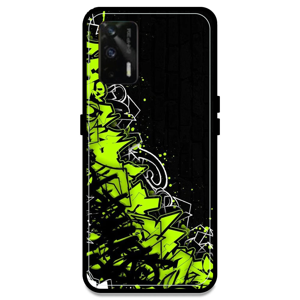 Green Graffiti - Armor Case For Realme Models Realme GT