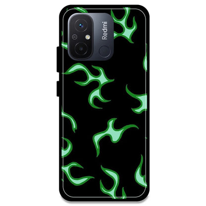 Green Flames  - Armor Case For Redmi Models Redmi 12C