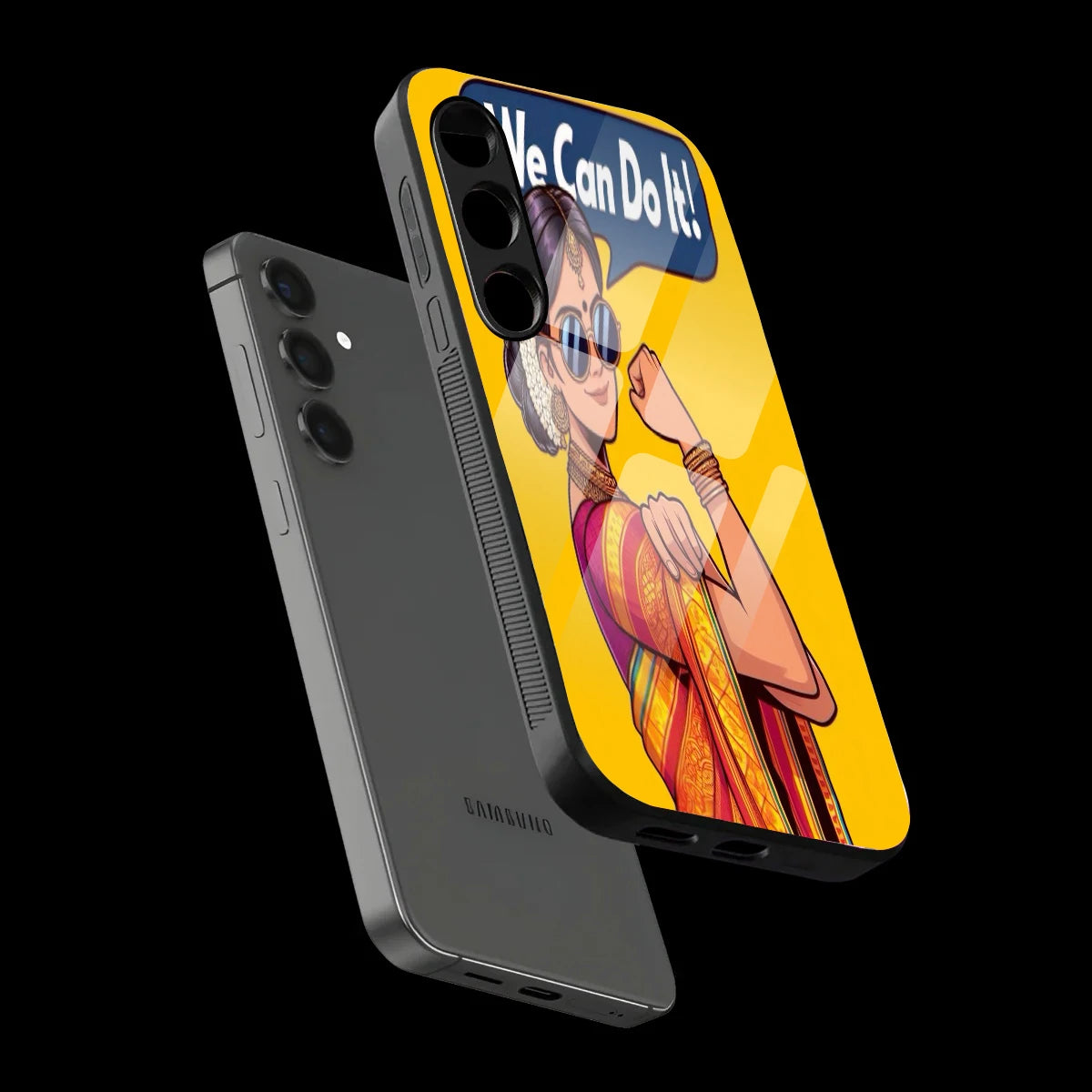 Empowered Woman Art - Glass Case For Samsung Galaxy Infographic