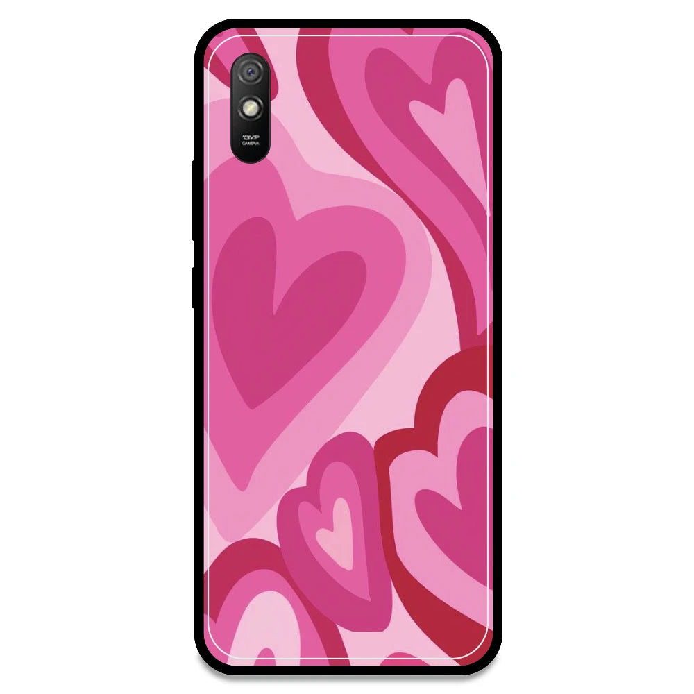 Pink Mini Hearts  - Armor Case For Redmi Models Redmi Note 9i