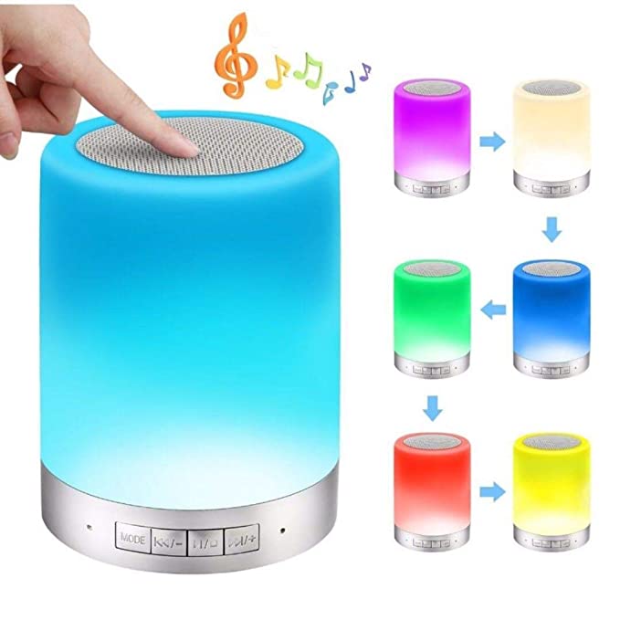  LED Touch Lamp Bluetooth Speaker, Wireless Speaker Light